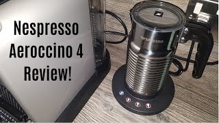 Nespresso Aeroccino 4 Milk Frother Review  Worth upgrading from the Aeroccino 3 [upl. by Oler]