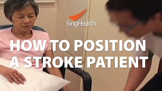 How To Position A Stroke Patient [upl. by Gilburt434]