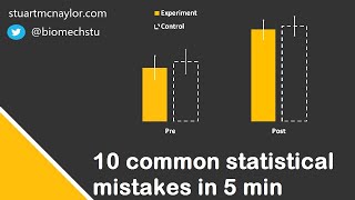 Ten Statistical Mistakes in 5 Min [upl. by Nakasuji343]