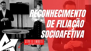 DIREITO DE FAMÍLIA Reconhecimento de filiação socioafetiva [upl. by Onairam]