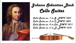 Johann Sebastian Bach  Cello suites in 432 Hz great for reading or studying [upl. by Icrad55]