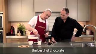 How to make a hot chocolate using an aerolatte milk frother [upl. by Ennovyhs435]