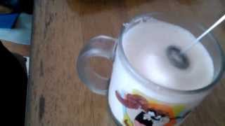 Aerolatte Review Frothing Cold Milk In Under 1 Minute [upl. by Haramat]